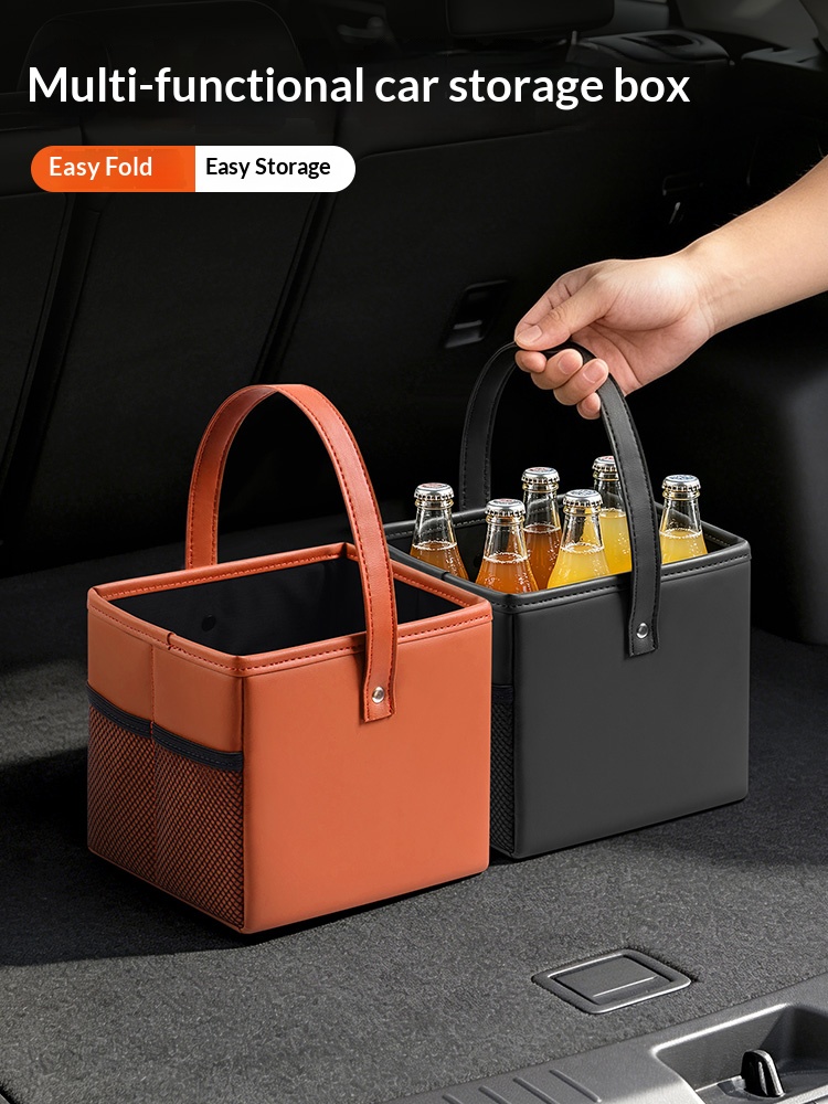 Interior Design Logo - Car Trash Can Car Trunk Storage