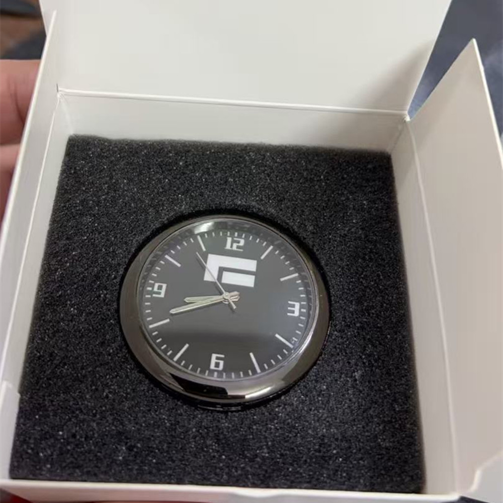 Interior Design Logo - Car Clock Watch Modified Car Interior