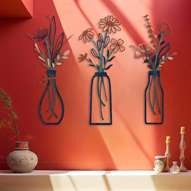 3 Large Floral Wall Art Sculpt - đánh giá và giá Interior Design Office