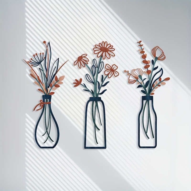 3 Large Floral Wall Art Sculpt - đánh giá và giá Interior Design Office