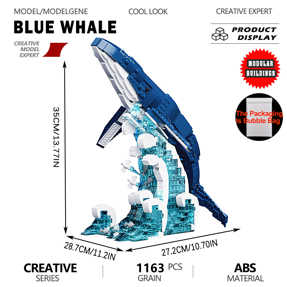 Ocean Blue Whale Model Buildin - đánh giá và giá Interior Design Build