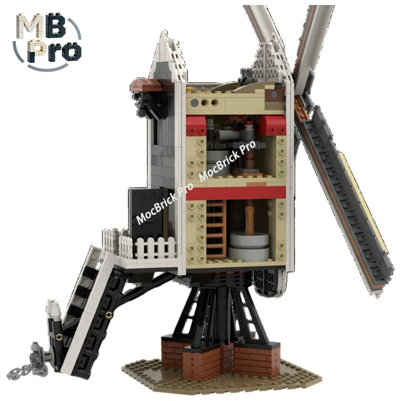 Minifig Scale Dutch Windmill M - đánh giá và giá Interior Design Build