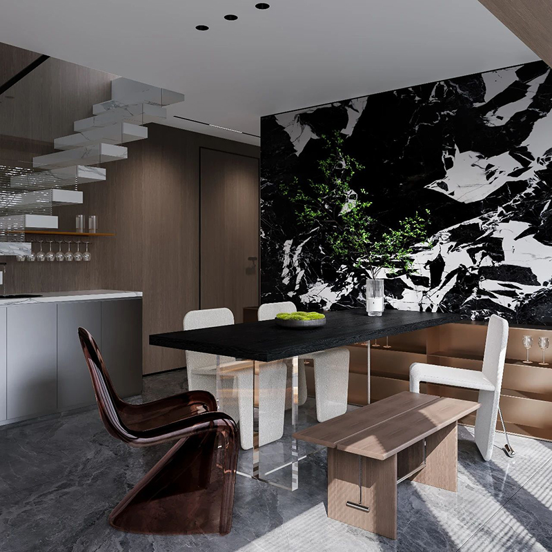 Modern 3D Rendered Villa Inter - đánh giá và giá Interior Design Build