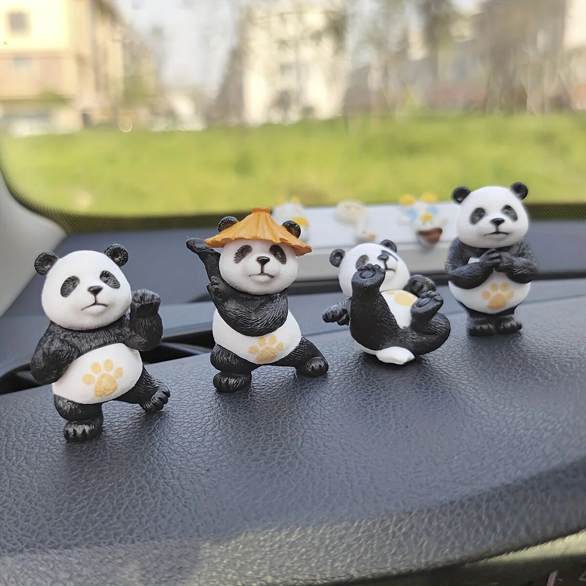 4pcs/set Panda Design Car Orna - đánh giá và giá Interior Design Office