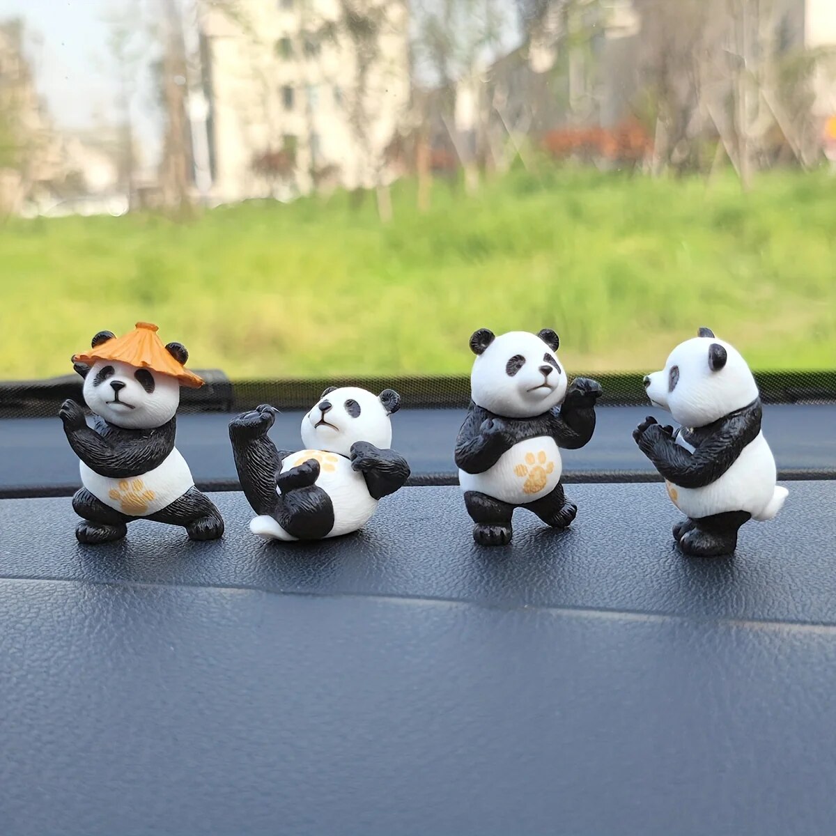4pcs/set Panda Design Car Orna - đánh giá và giá Interior Design Office