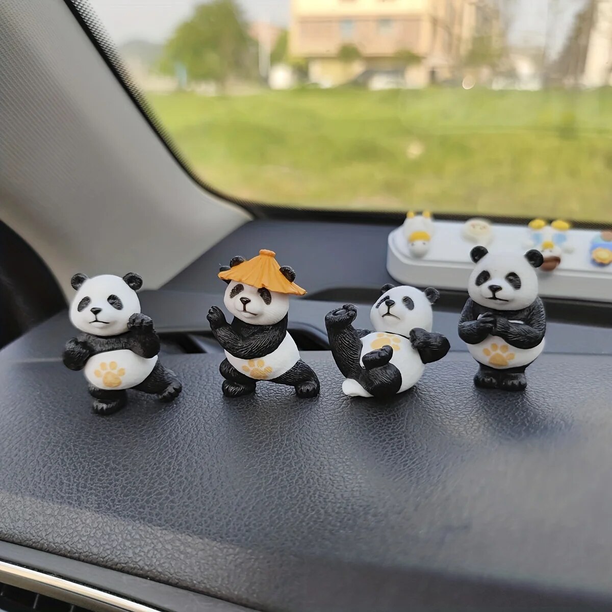 4pcs/set Panda Design Car Orna - đánh giá và giá Interior Design Office