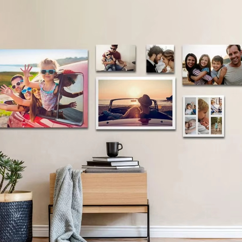 Custom Frameless Photo Canvas  - đánh giá và giá Interior Design Living Room
