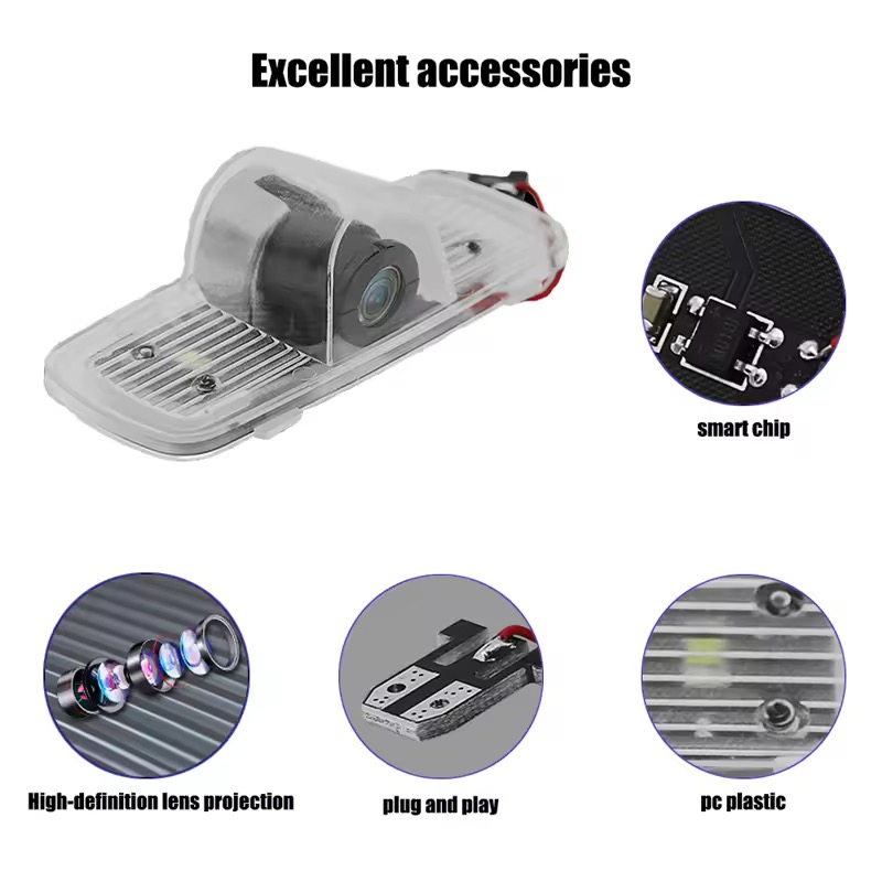 Car Door Ghost Light LED Emble - đánh giá và giá Interior Design Logo